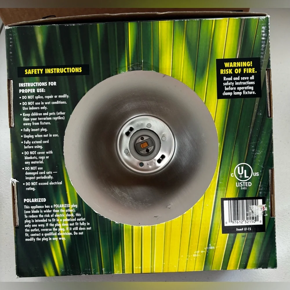 Zoo Med Deluxe Porcelain 10” Brooder Lamp